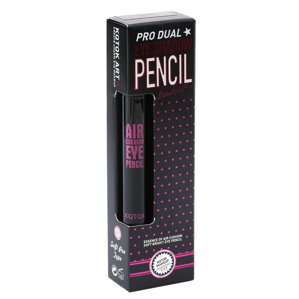 Double Head Cushion Pen Durable Eyeshadow Perlescent Silky Stick Natural Makeup Easy to Wear 2# | Красота и здоровье