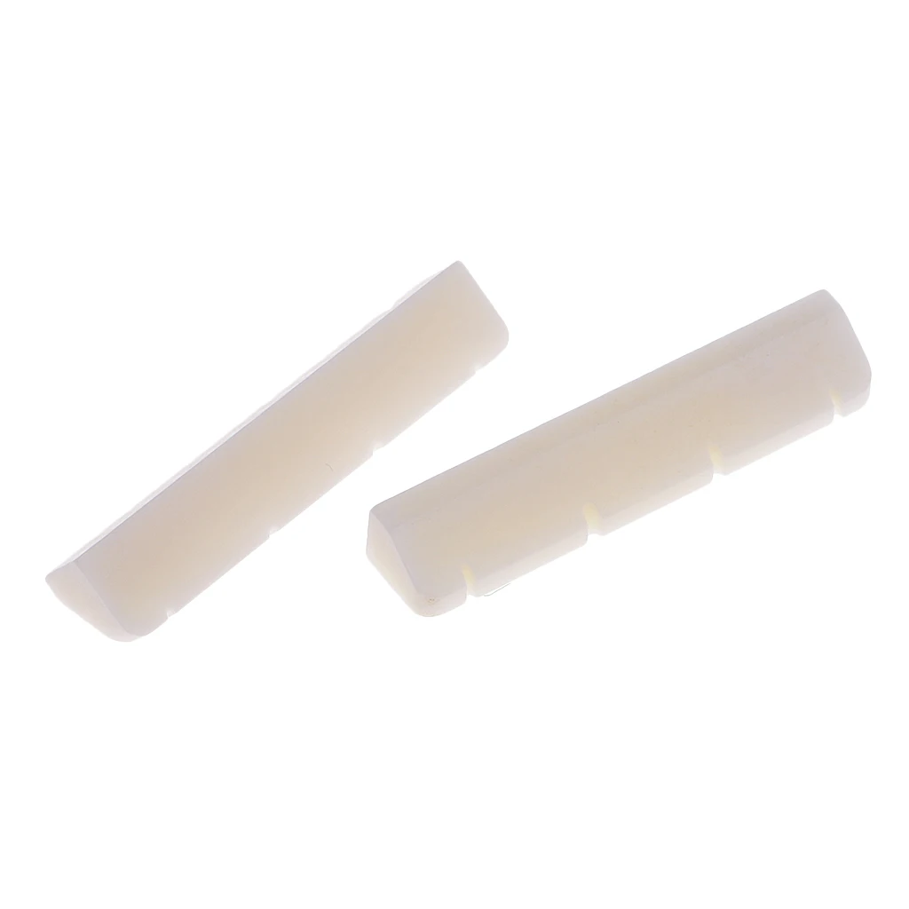 3x укулеле мост Гайка крупного рогатого скота кость шлицевые запасные части для