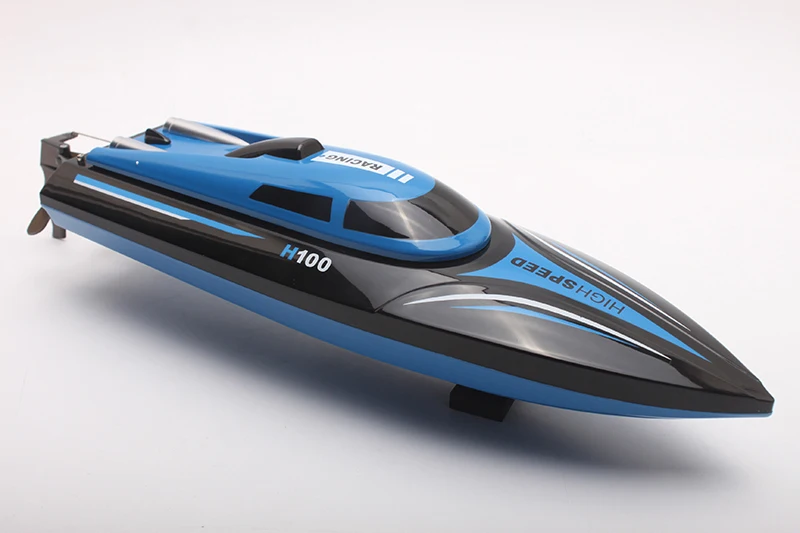 Рождественская игрушка TKKJ H100 2,4G RC лодка 180 градусов флип высокоскоростная электрическая RC гоночная лодка для бассейнов озера и приключений на открытом воздухе