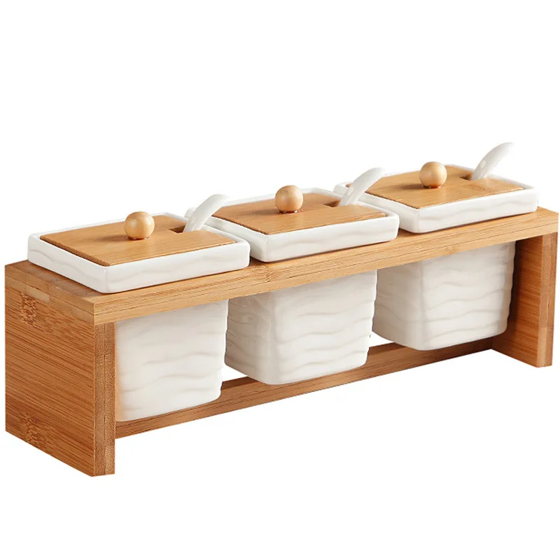 Кухонные принадлежности приправа банка Европейская простая кухонная посуда