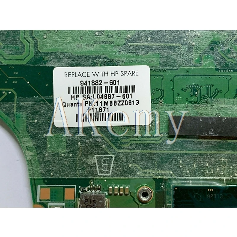 

BoardMotherboard 941884-001 For HP spectre X360 13-AE 13-AE0 13-AE012DX laptop i7-8550U DA0X33MBAF0 941884-601 Fully tested