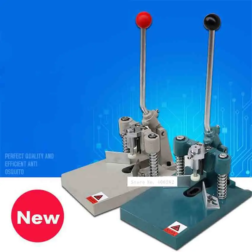 

NEW YJ-610 Manual Round Corner Machine R6 and R10 Corner Blade Cast Iron Round Corner Machine With Pressure Foot Paper Cutter