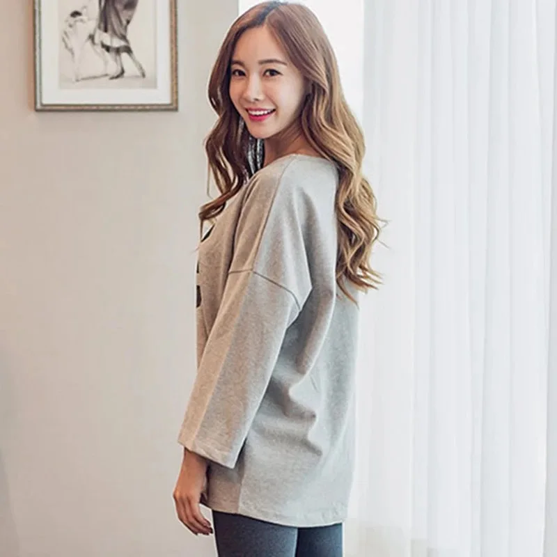 Модная женская Милая повседневная одежда индивидуальная пижама с длинными