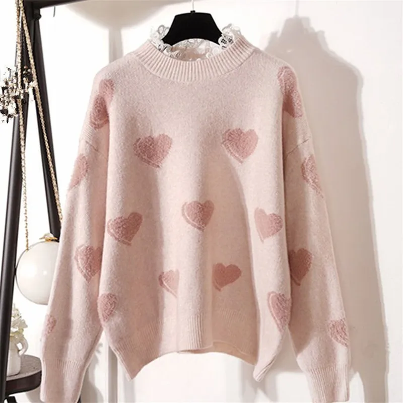 New Fashion 2019 Women Autumn Winter Turtleneck Sweater Pullovers Warm Knitted Sweaters Pullover Lady | Женская одежда