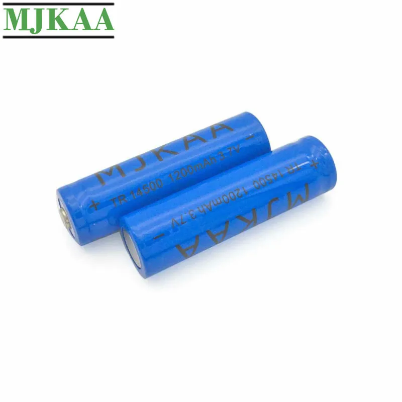 MJKAA 20 шт. AA 14500 3 7 V 1200mAh литий ионная аккумуляторная батарея подходит для лазерной