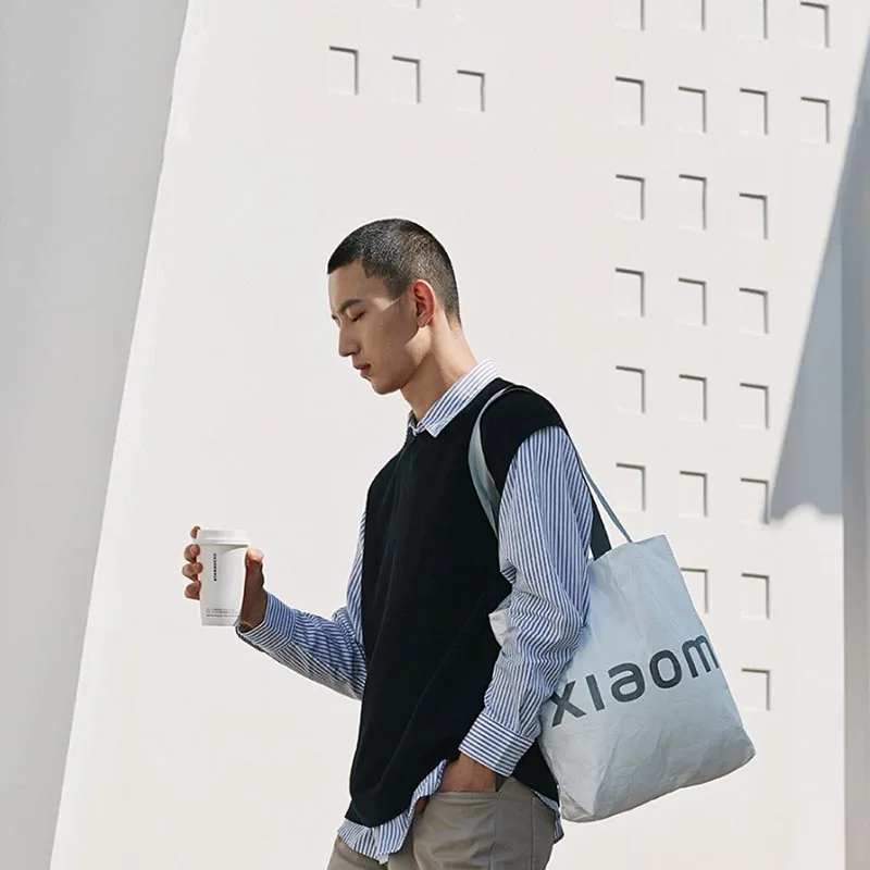 

Xiaomi Eco Bag Men Women Mi Shopping Travel Storage Bag Portable Large Capacity Shoulder Bags Foldable Recyclable Lightweight