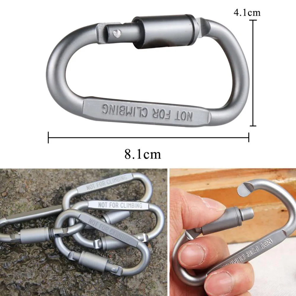 Алюминиевые Аксессуары для кемпинга оборудование выживания крючок пряжка