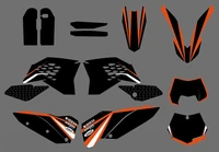 0310 team graphic decal sticker backgrounds for ktm sxf exc xc 125 524 150 200 250 300 350 400 450 500 2008 2010 sx sxf 07 10