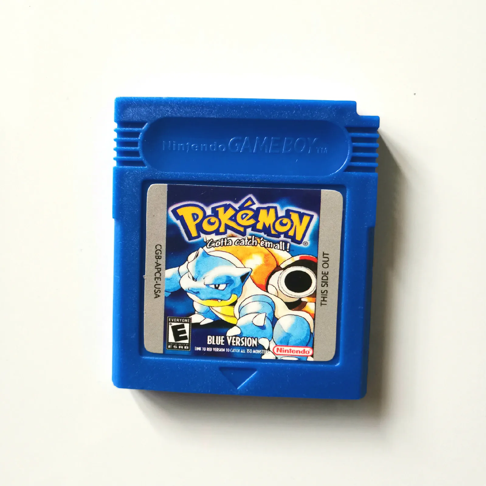 Серия Pokemon 16 бит видеоигры картридж консоль карточная Классическая игра сбор красочная версия Английский язык - Цвет: Синий