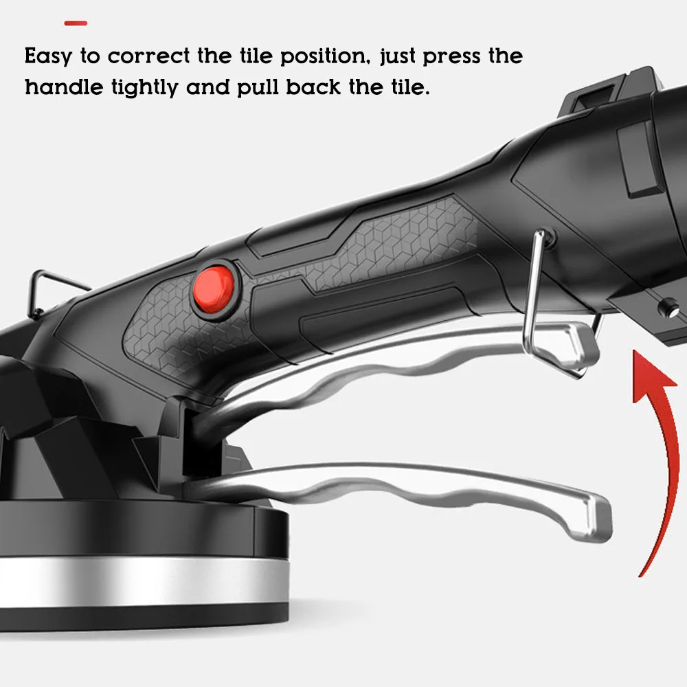 

12 V 12000r/m 100kg Adsorption Capacity Tile Tiling Machine 6 Gears Adjustable Wall Floor Tiles Laying Vibrating Tool