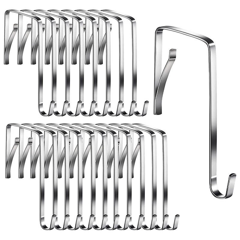 

Регулируемый крючок над дверью, дверная вешалка, подвесные дверные Крючки над дверью, металлический крючок для двери шкафа, одиночные крючк...