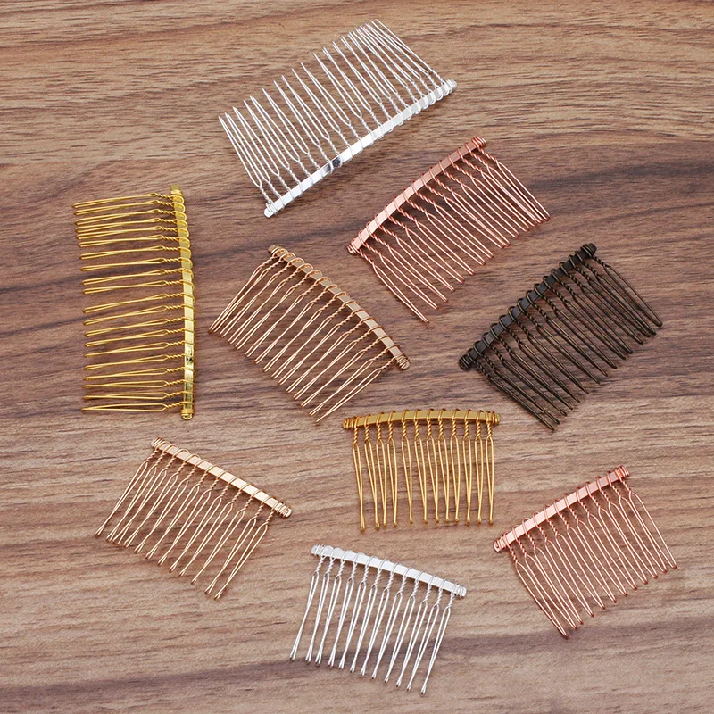 Женские свадебные заколки для волос сделай сам 20 шт. боковые расчески заколка