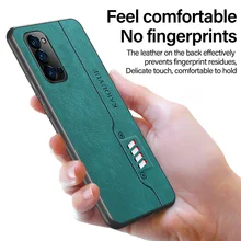 Ultra-thin Cassette Leather Phone Case For OPPO R17 Reno 4 3 Pro Find X2 X50 K7 K5 A11 A92s Luxury Silicone Protection Cover