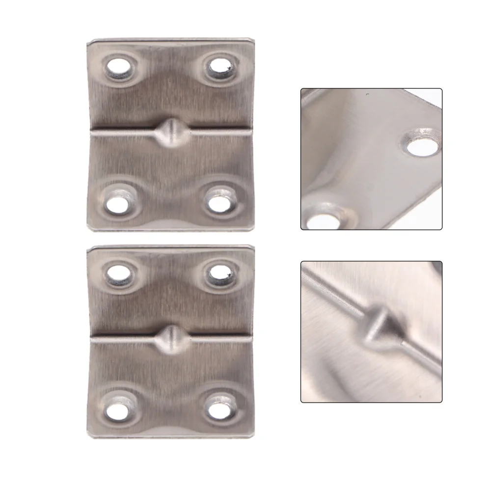 16 шт. Нержавеющая сталь угловая скобка для тяжелых условий эксплуатации угол