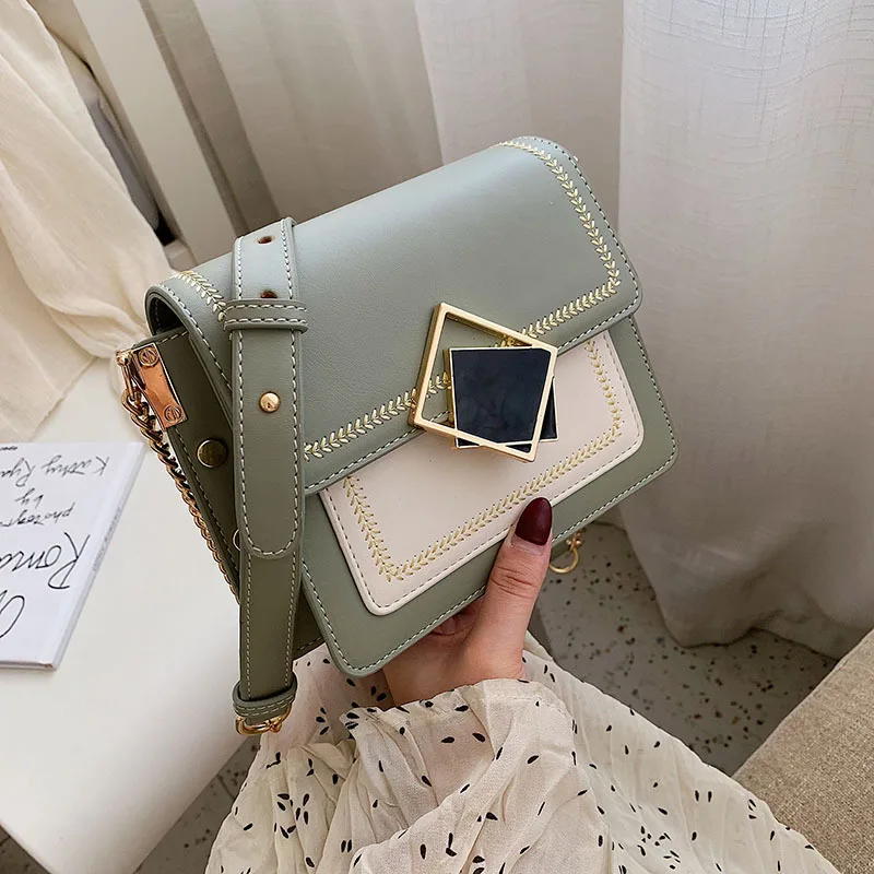 

Mini Shoulder Bag Female 2021 Fashion Crossbody Bags Women Small Square Bag Chain Messenger Bag Shopping Purse Mobile Phone Bag