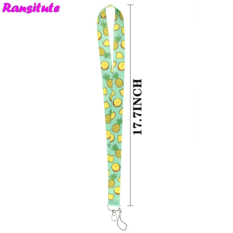 Фрукты серии ананас талреп Ключ ID карты мобильный телефон ремень DIY шейный