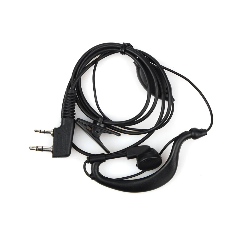 Акустическая трубка PTT Mic портативная рация с наушниками гарнитура для Kenwood Baofeng Bf