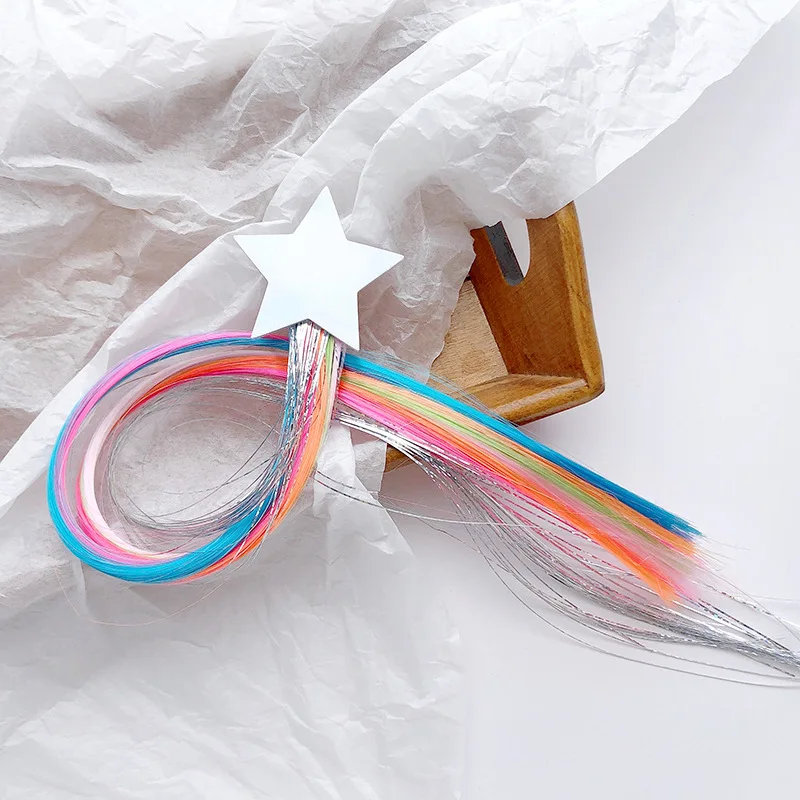 

Girls Colorful Unicorn Wig Hairpins Kids Glitter Hair Clips Children Cute Headbands Baby Hair Accessories Barrettes Enfant