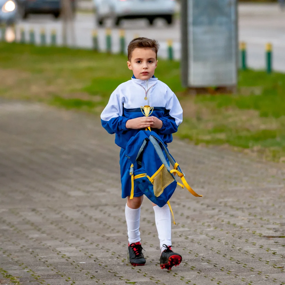 

12pcs Mini Gold Cups Trophy and Award Medals Prizes Small Medals Gift Awards Trophy Toys for Students Sport(6pcs Trophie