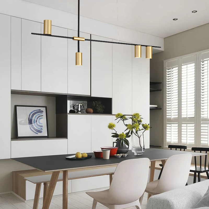 Europe Strip A Chandelier Post Modern Designer Light Luxurious Restaurant Bar Counter Living Room Model Between | Лампы и освещение