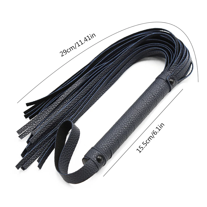 45 см синие секс игрушки кнут для пары флирт Кнут Для шлепания игры БДСМ бондаж