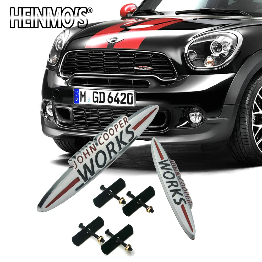 Для MINI Cooper R50 R52 R57 R58 F55 F56 JCW автомобильные аксессуары наклейка для передней