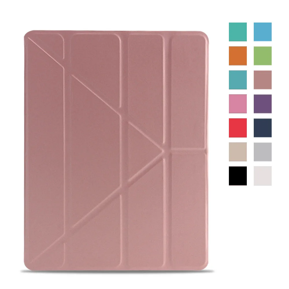 Ультра тонкий чехол для ipad Pro 10,5, pu кожа магнитный мягкий ТПУ задняя смарт-Крышка Мульти-складываемый чехол для ipad Air 3