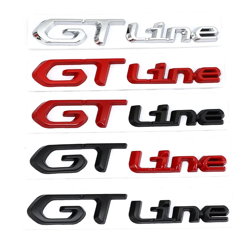 Автомобильные наклейки GT line для KIA Peugeot 508 3008 208 308 5008 T9 Line Renault Clio Grandtour Megane Forte Optima