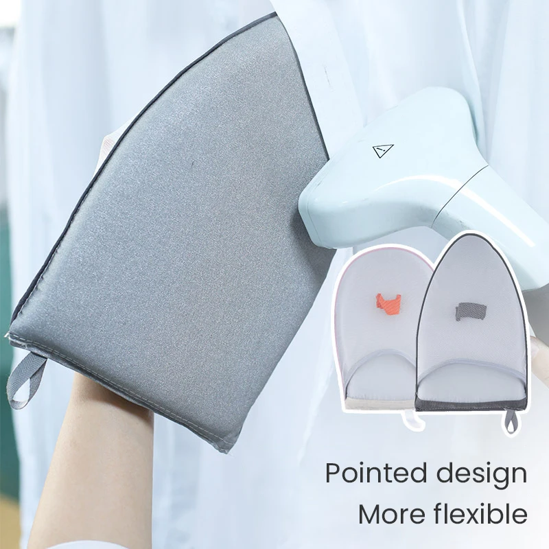 

Hand-Held Mini Ironing Pad Anti Steam Ironing Glove Heat Resistant Gloves for Clothes Steamers Portabe Iron Table