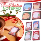 Забавные рождественские блокноты, Блокноты с Санта-Клаусом, рождественские клейкие блокноты, блокноты для записей, рождественские праздничные украшения, подарок #35, 50 шт.