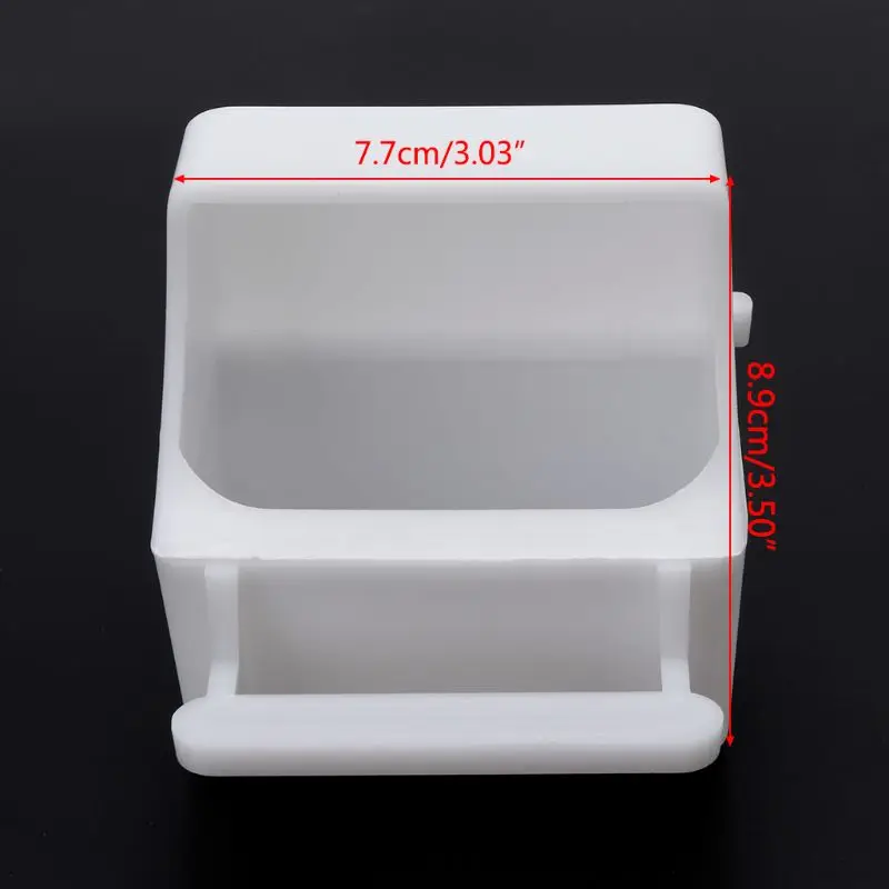 

Bird Feeder Anti Feeding Bowl Box Proof Cage Parrot Pigeon Equipment Plastic Drink Water