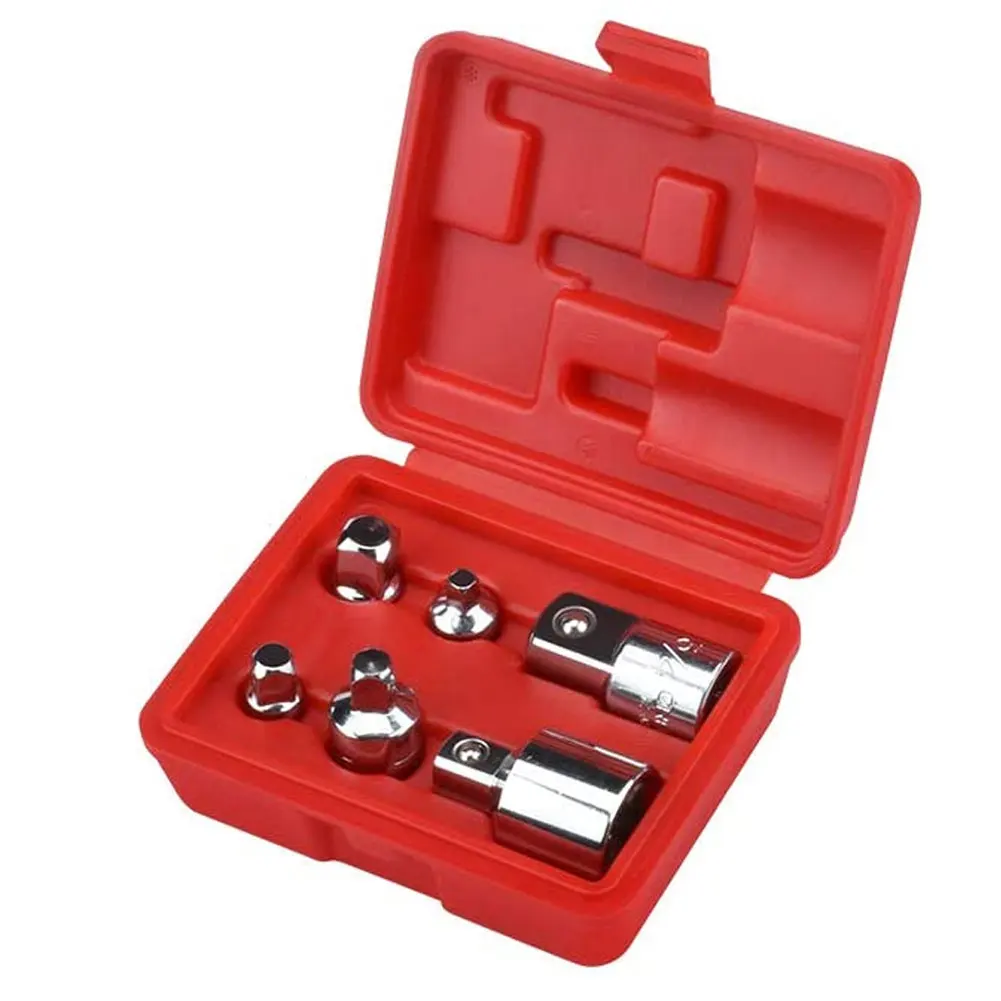 

1/4 3/8 1/2 Inch Socket Ratchet Converter Adapter High-Carbon Steel Ratchet Wrench Socket Head For Car Bicycle Repair Tools