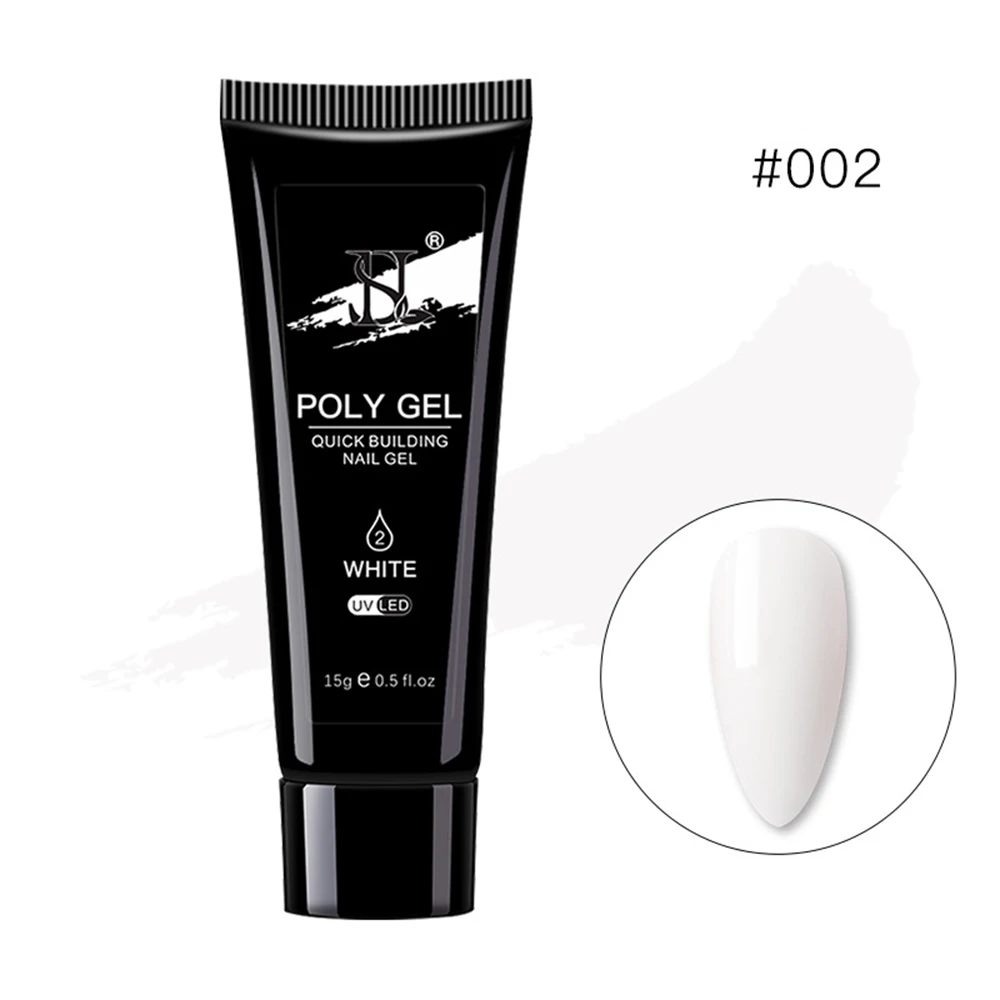 12 Color Crystal Extend UV Nail Gel Extension Builder Led Poly Art Lacquer Jelly Acrylic | Красота и здоровье
