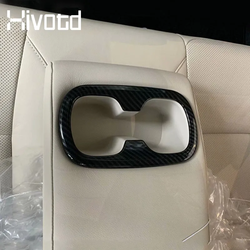 Hivotd задний держатель стакана для воды молдинги рамка Крышка отделка аксессуары