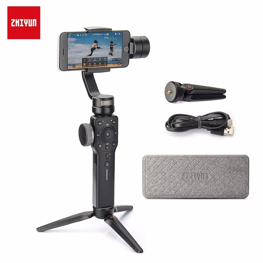 

ZHIYUN Official Smooth 4 3-Axis Phone Gimbals Handheld Stabilizers for Smartphones Action Camera iPhone 13