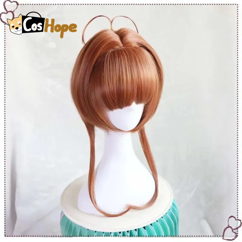 Парик Sakura Card Captor для косплея термостойкие синтетические парики