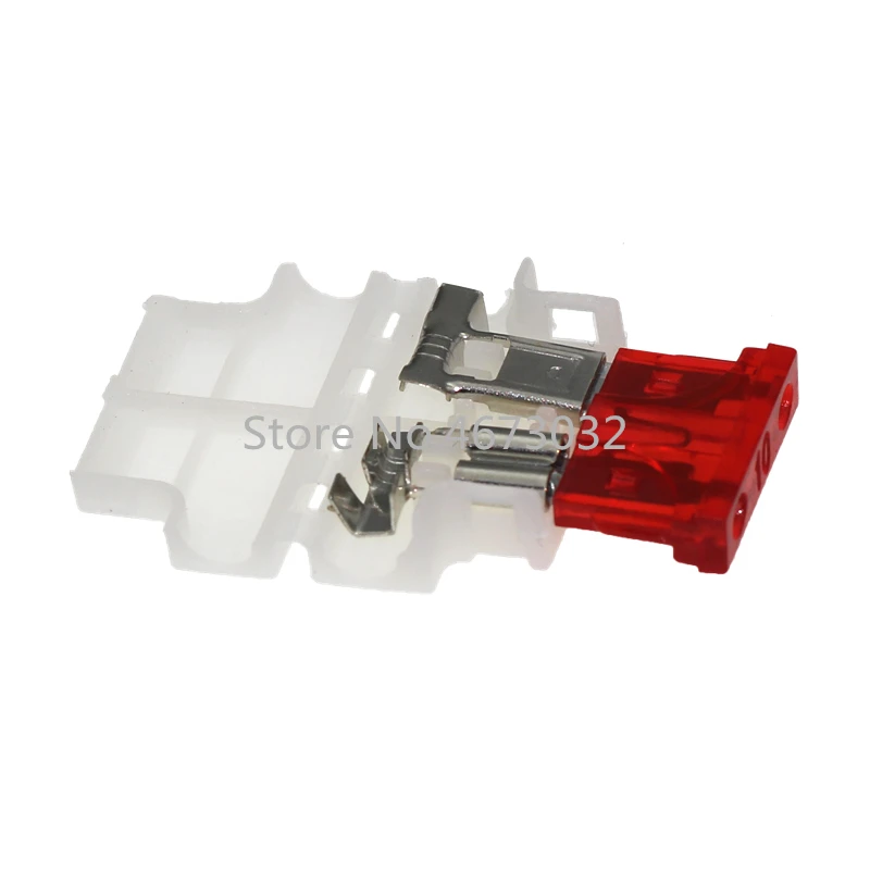 

50Sets Auto Standard Middle Fuse Holder + Car Boat Truck ATC/ATO Blade Fuse 3A 5A 10A 15A 20A 25A 30A 35A 40A