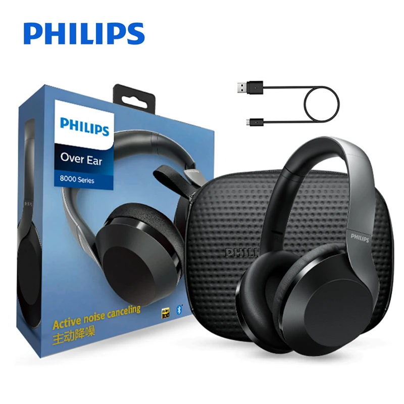 Hi-Fi гарнитура PHILIPS TAPH805 наушники с активным шумоподавлением Hi-Res Bluetooth 5 0 складная