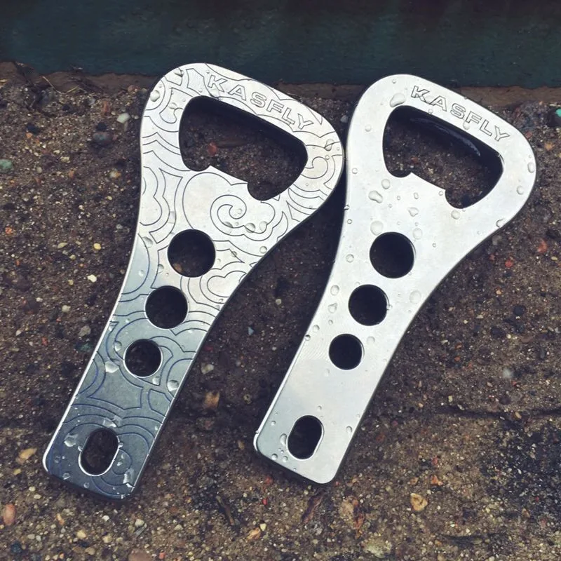 

KASFLY, стартер для вина из титанового сплава, брелок высокой твердости, портативный, для самообороны, для повседневного использования