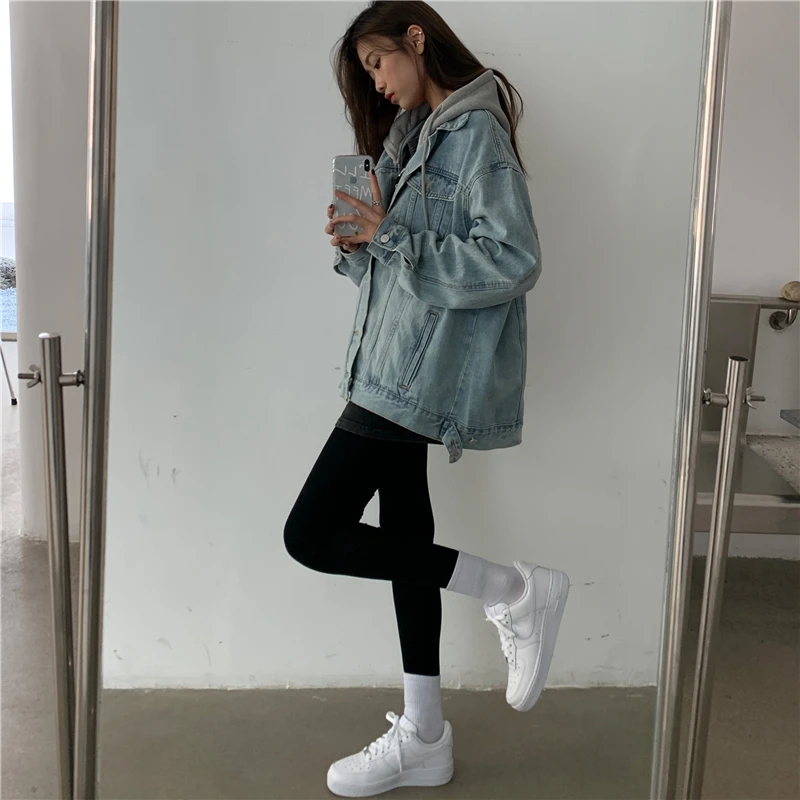 

2021 New Loose Coat Solid Oversized Long Women Jacket Jackets Parkas