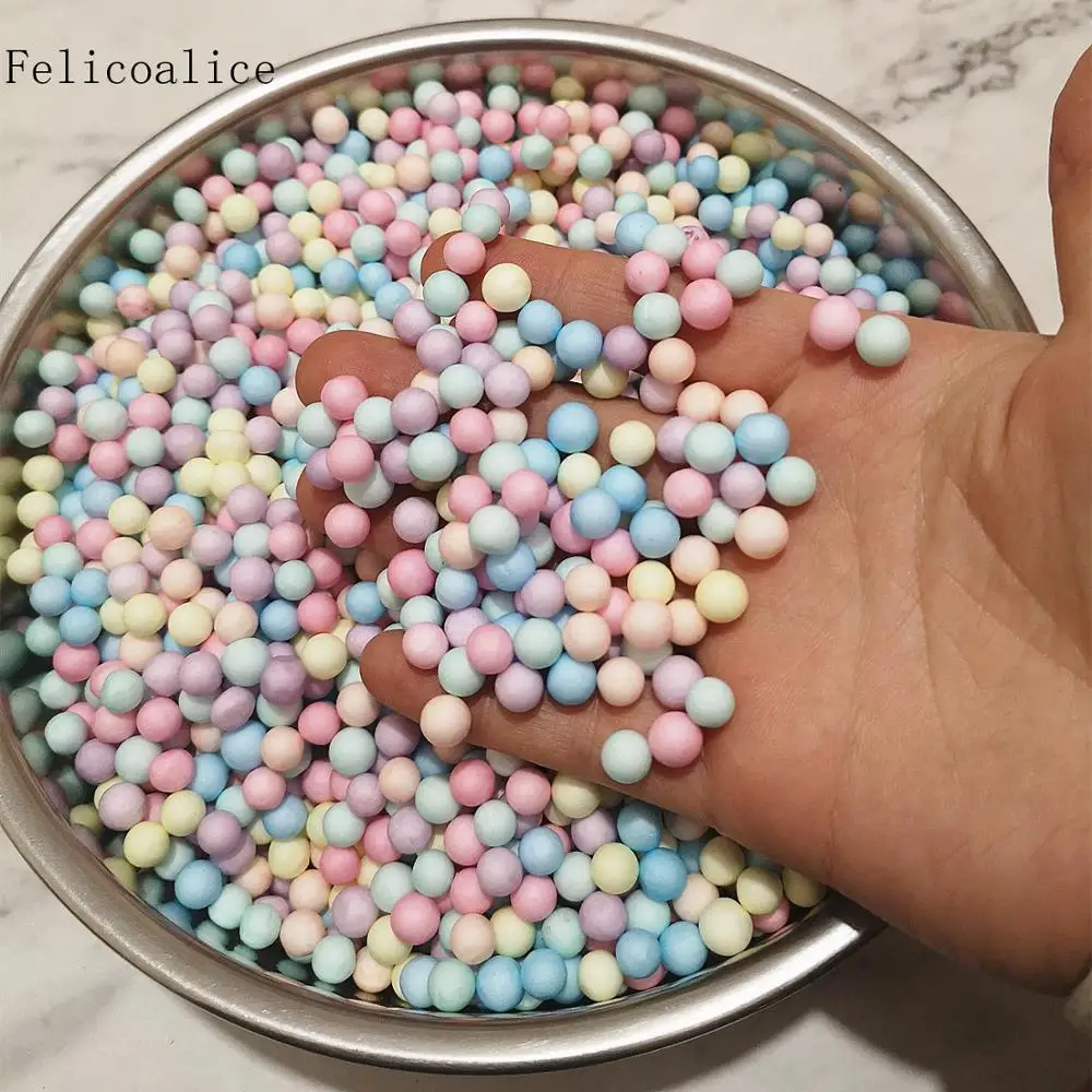 250 г 6-8 мм мини цвета Полистирол Пенопласт Наполнитель шарики украсить