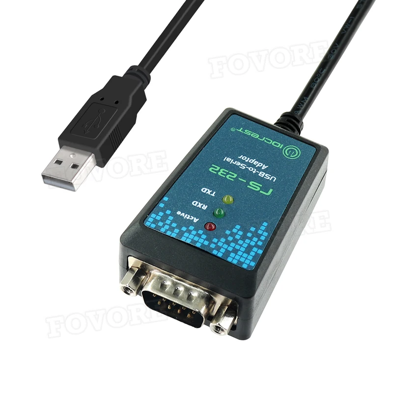 USB к RS232 COM порт Последовательный DB9 Pin кабель адаптер FTDI232 чипсет для Windows 7 8 1 XP Vista Mac