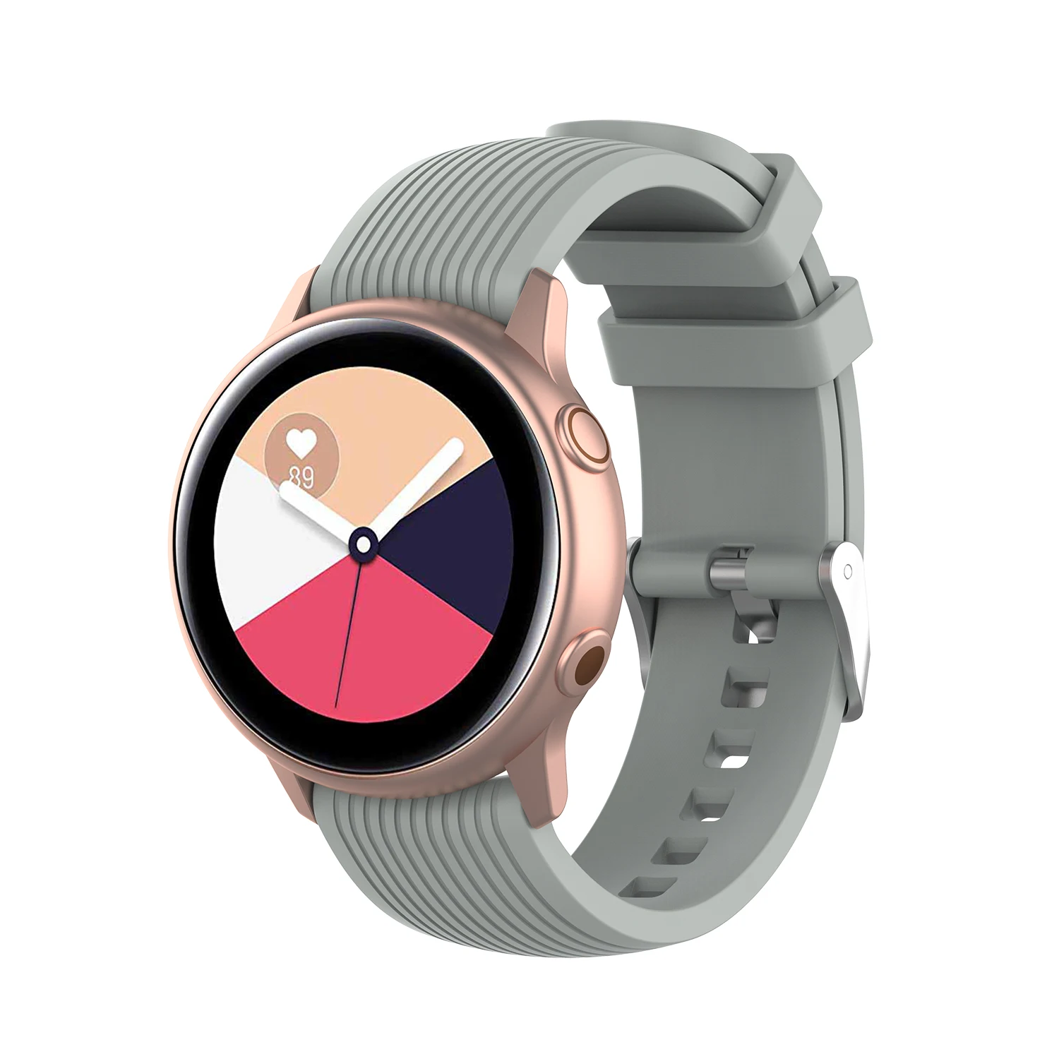 22 мм 20 мм силиконовый спортивный ремешок для samsung Galaxy Watch 46 мм SM-R800 Amazfit ремешок Bip для Galaxy watch 42 мм регулируемый ремешок