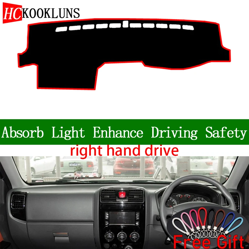 

For great wall wingle 3 wingle 5 2011-2016 Right Hand Drive Dashboard Cover Car Stickers Dash Mat Carpet Interior Accessories