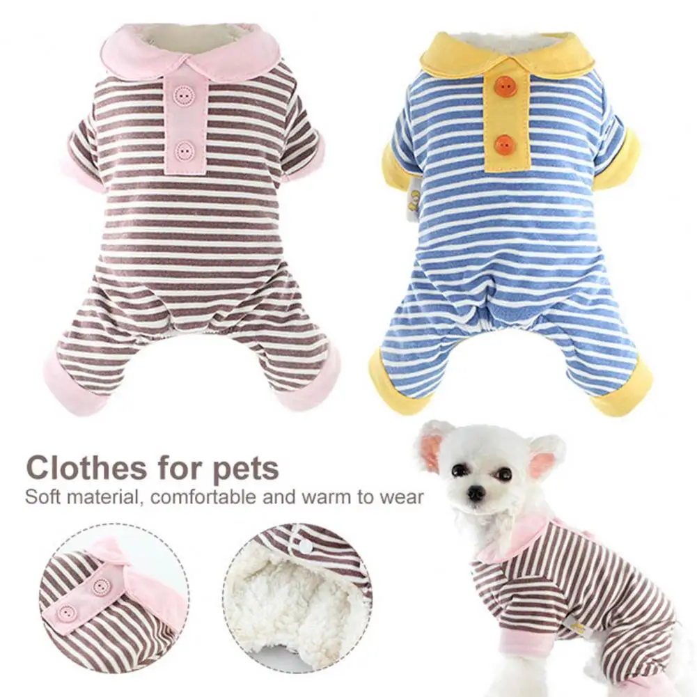 

Стильный комбинезон для домашних питомцев, одежда для собак и кошек, комбинезон для домашних питомцев с застежкой на пуговицах