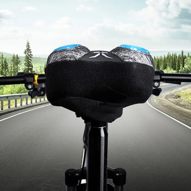 

Bike Saddle Silicone Cushion PU Leather Surface Silica Filled Gel Comfortable Cycling Seat Shockproof Bicycle Saddle