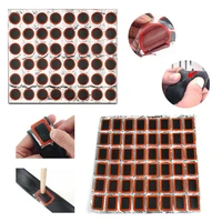 48pcs motorcycle tire patch round and square rubber patch piece bicycle bike tire tube puncture repair tools 25mm 35mm