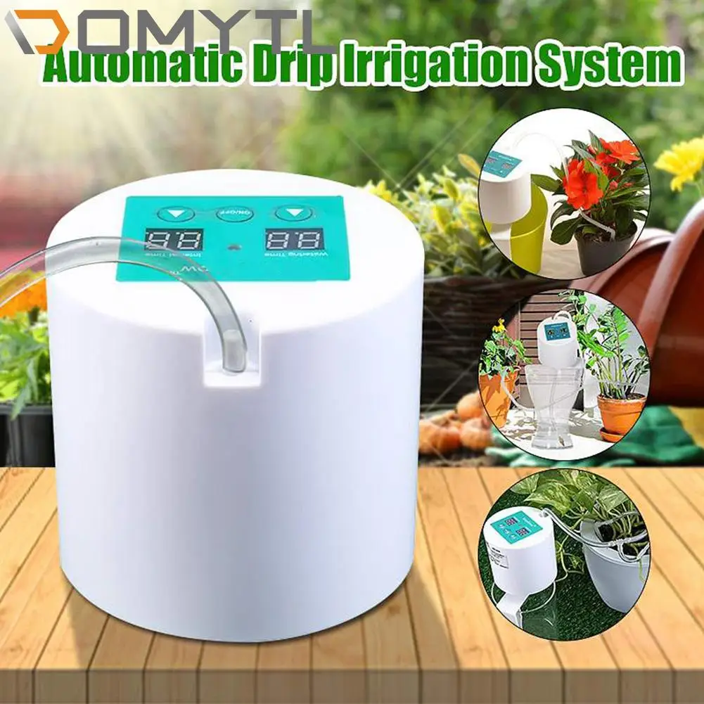 

Automatic Watering Device Watering Device Drip Irrigation Tool Kit Water Pump Timer System for Succulents Plant