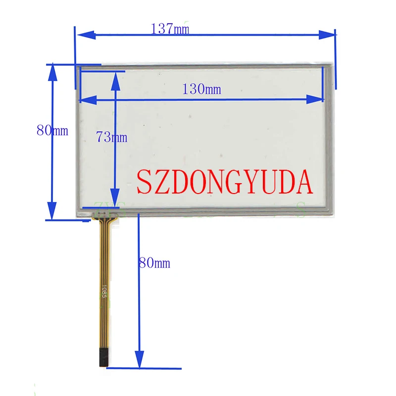 10PCS/ A LOT New Touchpad 6 Inch 4-Line 136*81 137*80 Touch Screen Digitizer Glass Panel Sensor