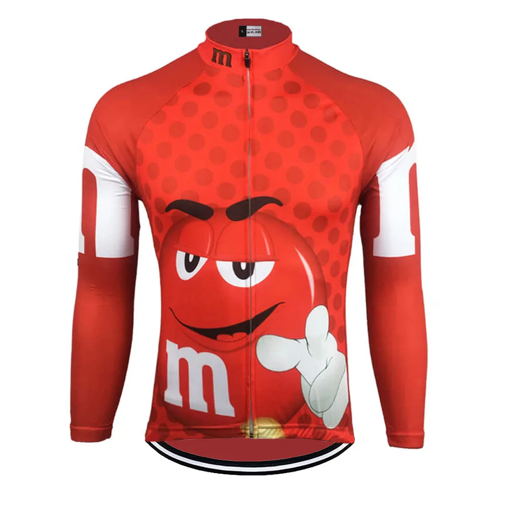 

Новейшая красная велосипедная Джерси с длинными рукавами, зимняя флисовая и без флиса, Джерси для горного велосипеда, одежда для велоспорта...